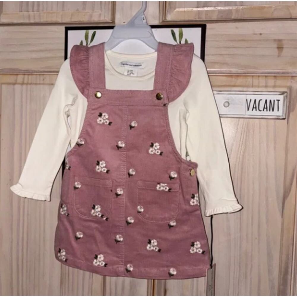 Cupcakes & Cashmere Corduroy Jumper and Blouse 12-18M
